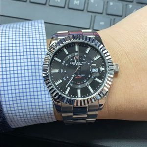 Stuhrling watch water resistant Swiss made